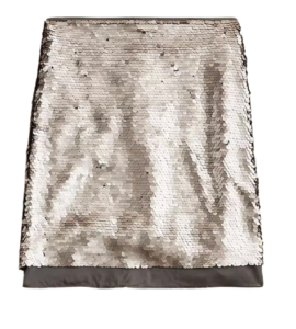 Chiffon Lined Sequin Skirt