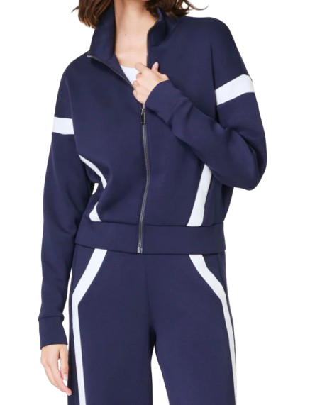 Spanx AirEssentials Striped Track Jacket