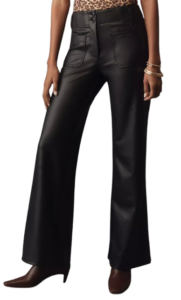 Maeve Junie High Rise Faux Leather Pants