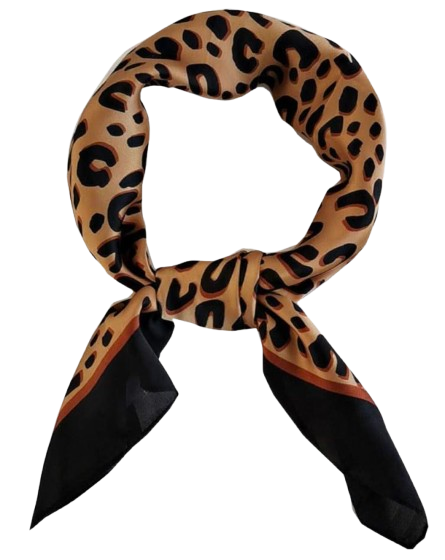 Leopard Square Scarf