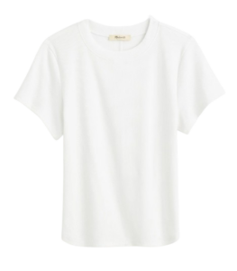 Madewell Cotton Ribbed Crewneck Tee