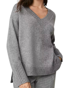 Ann Taylor Oversized V-Neck Sweater