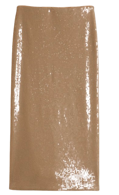 Banana Republic Stretch Sequin Midi Skirt