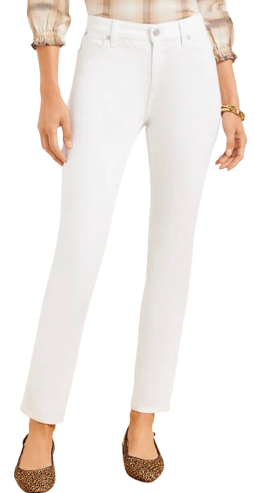 Talbots Slim Ankle Jeans – White