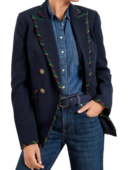 Talbots Ribbon Trim Blazer