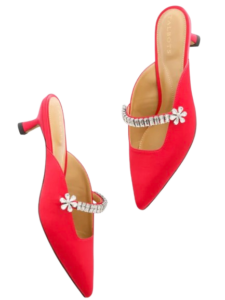 Talbots Sylvie Mary Jane Satin Mules