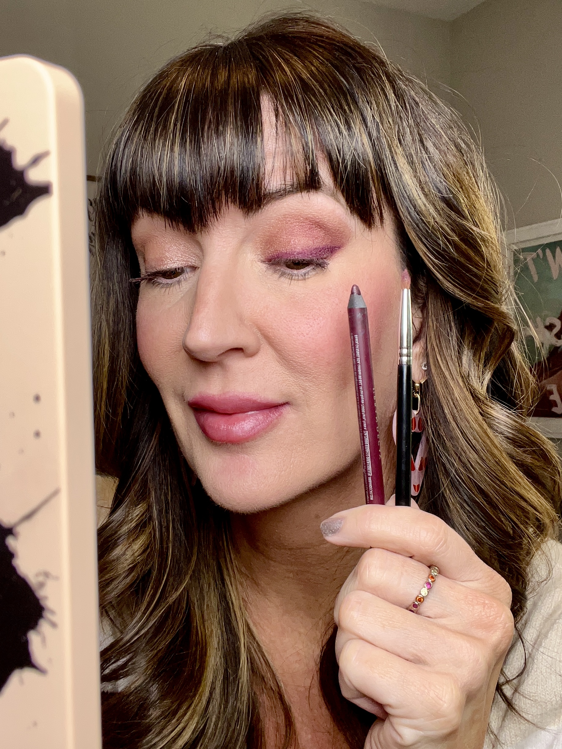 burgundy eye pencil