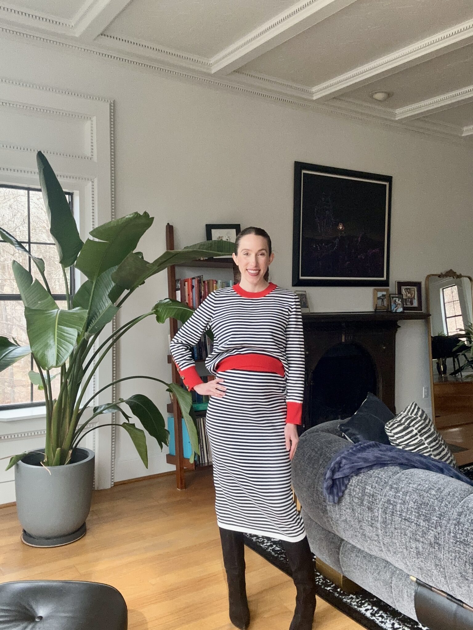 Sherry Knitted Set (Sweater/Skirt)
