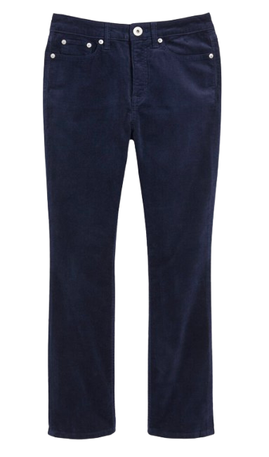 Vineyard Vines Mid Rise Kick Flare Cords – Navy