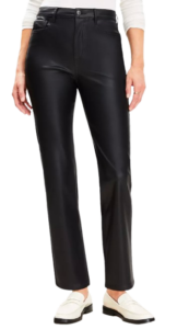 Ann Taylor Five Pocket Faux Leather Pants