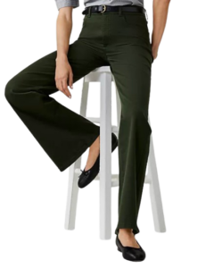 Ann Taylor Green Flare Jeans