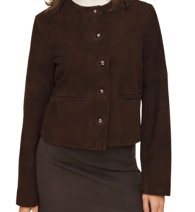 Reformation Veda Reed Leather Jacket