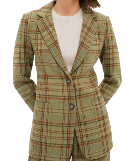 Tuckernuck Sherwood Plaid Wool Herron Blazer