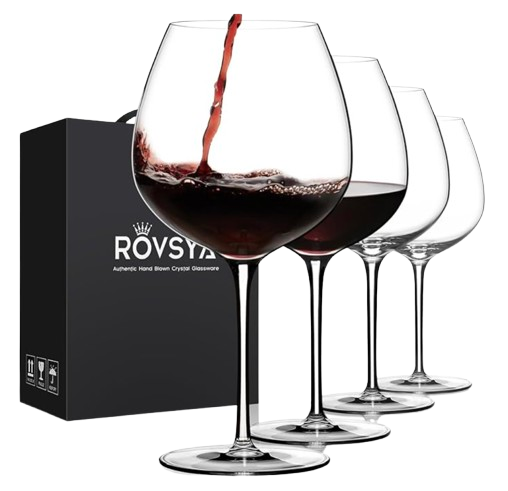 Red Wine Glasses – Set of 4