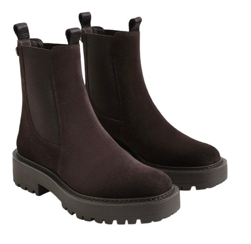 Sam Edelman Laguna Chelsea Boots – Chocolate Brown Suede