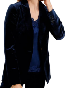 Talbots Modern Velveteen Blazer