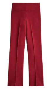 J.Crew Delaney Kickout Sweater Pant – Burgundy