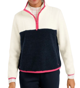 Talbots Teddy Sherpa Half-Zip