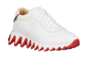Neiman Marcus Loubishark Donna Red Sole Runner Sneakers