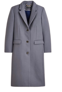J.Crew Palais Topcoat in Italian Wool Blend Melton