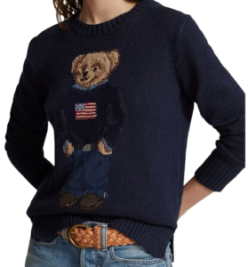 Ralph Lauren Polo Bear Flag Crewneck Sweater