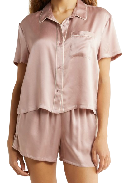 Nordstrom Washable Silk Short PJs