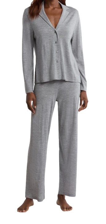 Nordstrom Collar Cashmere Pajamas