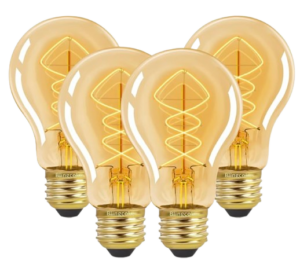 Warm-Toned Edison LED Light Bulbs