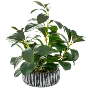 Faux Potted Desk Plant