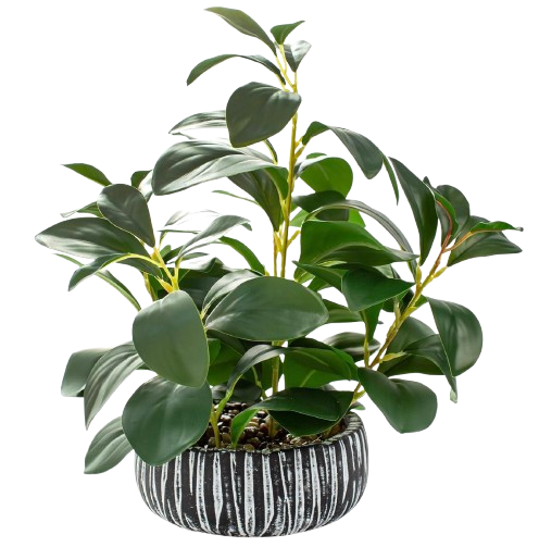 Faux Potted Desk Plant