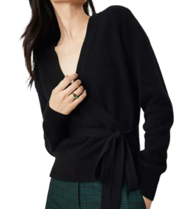 Ann Taylor Studio Collection Cashmere Wrap Sweater
