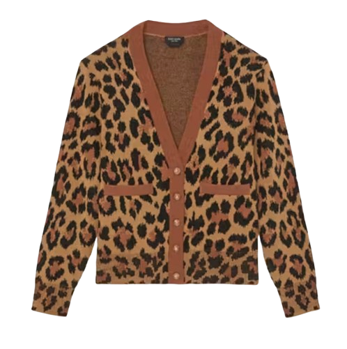 Kate Spade Classic Leopard Cardigan