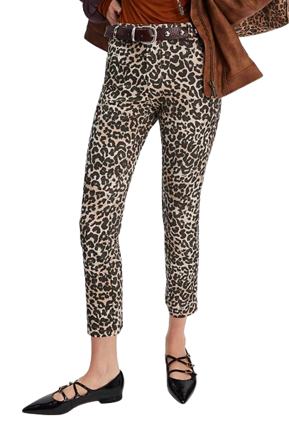 Free People Molly Printed Slim pants