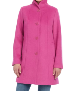 Kate Spade Single Breasted Stand Collar Coat