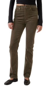 Gap High Rise Vintage Slim Corduroy Pants – Green