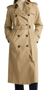 Quince Comfort Stretch Long Trench Coat