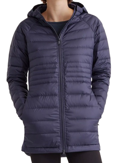 Quince Lightweight Down Packable Long Puffer Jacket