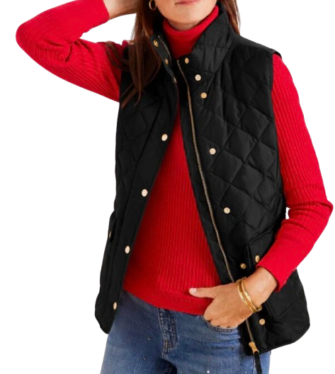 Talbots Quilted Down Puffer Vest