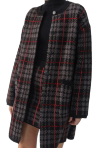 Sanctuary Plaid Long Cardigan