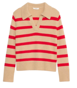 Banana Republic Cashmere Rugby Polo Sweater