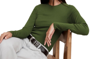 Banana Republic Ribbed Crewneck Tee