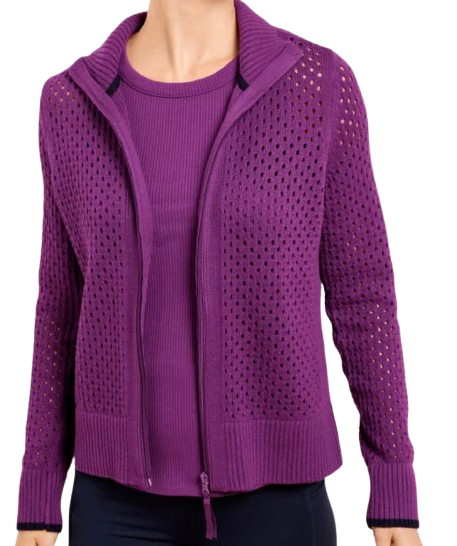 Talbots Coolmax Full-Zip Sweater Jacket