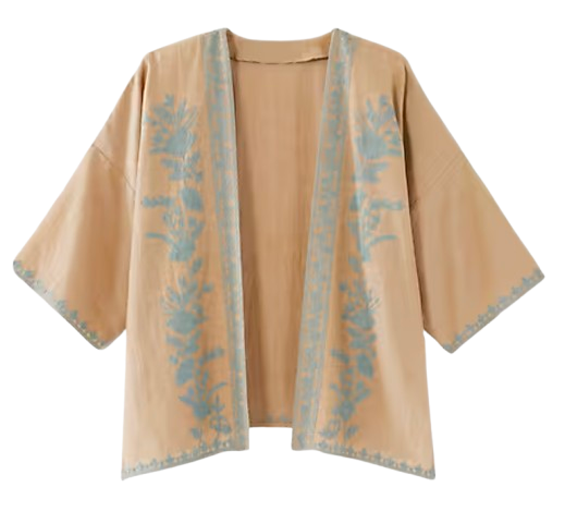 J.Jill Floral Embroidered Jacket