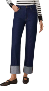 Ann Taylor Cuffed Straight Jean