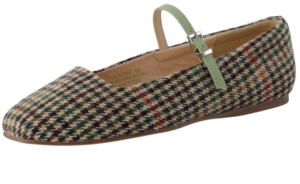 Cushionaire Plaid Mary Jane Flat