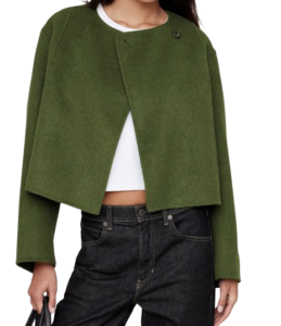 Banana Republic Double-Faced Cropped Jacket
