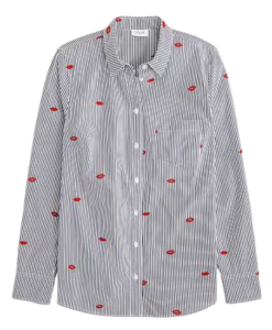 J.Crew Factory Appliquรฉ Button-Up Shirt