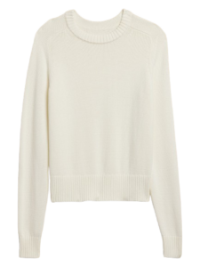Banana Republic Cotton-Silk Crewneck Sweater