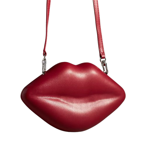 Anthropologie Lips Clutch