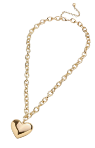 Bauble Bar Millie Heart Pendant Necklace